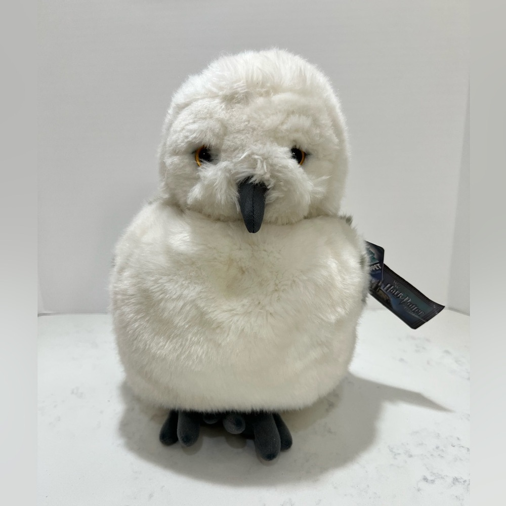 UNIVERSAL STUDIO HARRY POTTER FLUFFY WHITE PLUSH OWL PUPPET - Picture 6 of 12